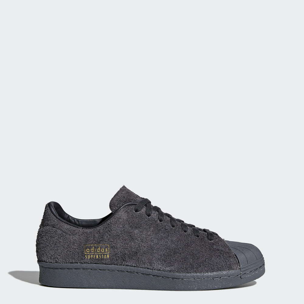 Adidas Superstar 80s Clean - Originals γυναικεια - Μαυρα/Μαυρα/Γκρι,Μέγεθος: EU 36 – 54 2/3 (298RUKL